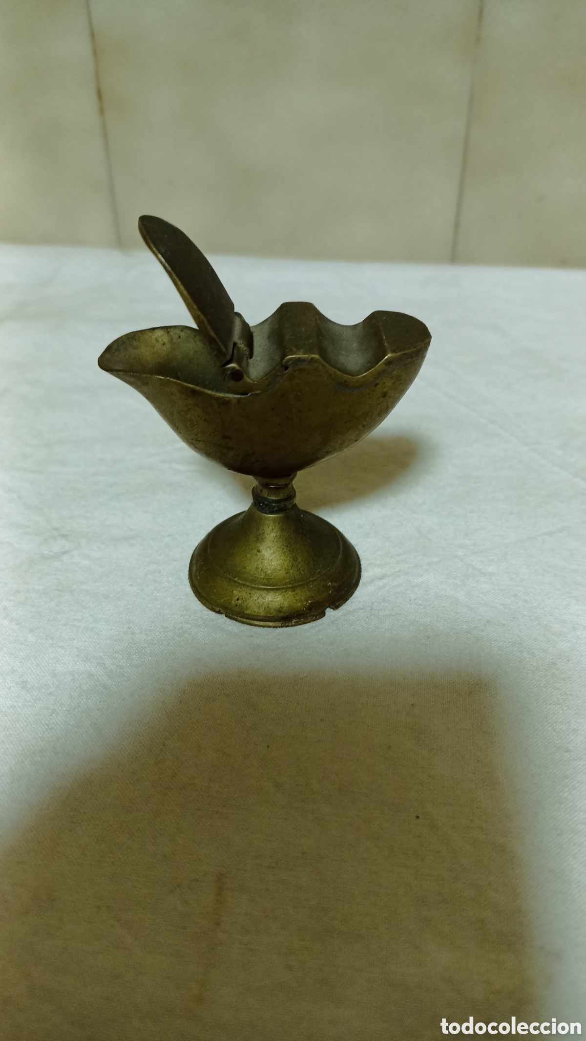 Antig&uuml;edades: Naveta en Bronce, 6 Cm - Foto 1