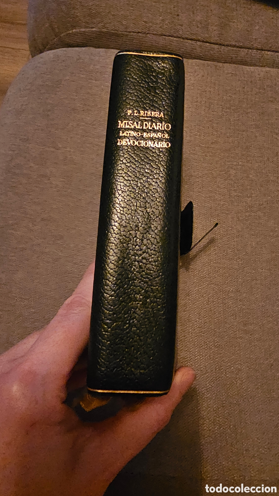 Antig&uuml;edades: Libro Misal Diario Devocionario 1955 - Foto 3