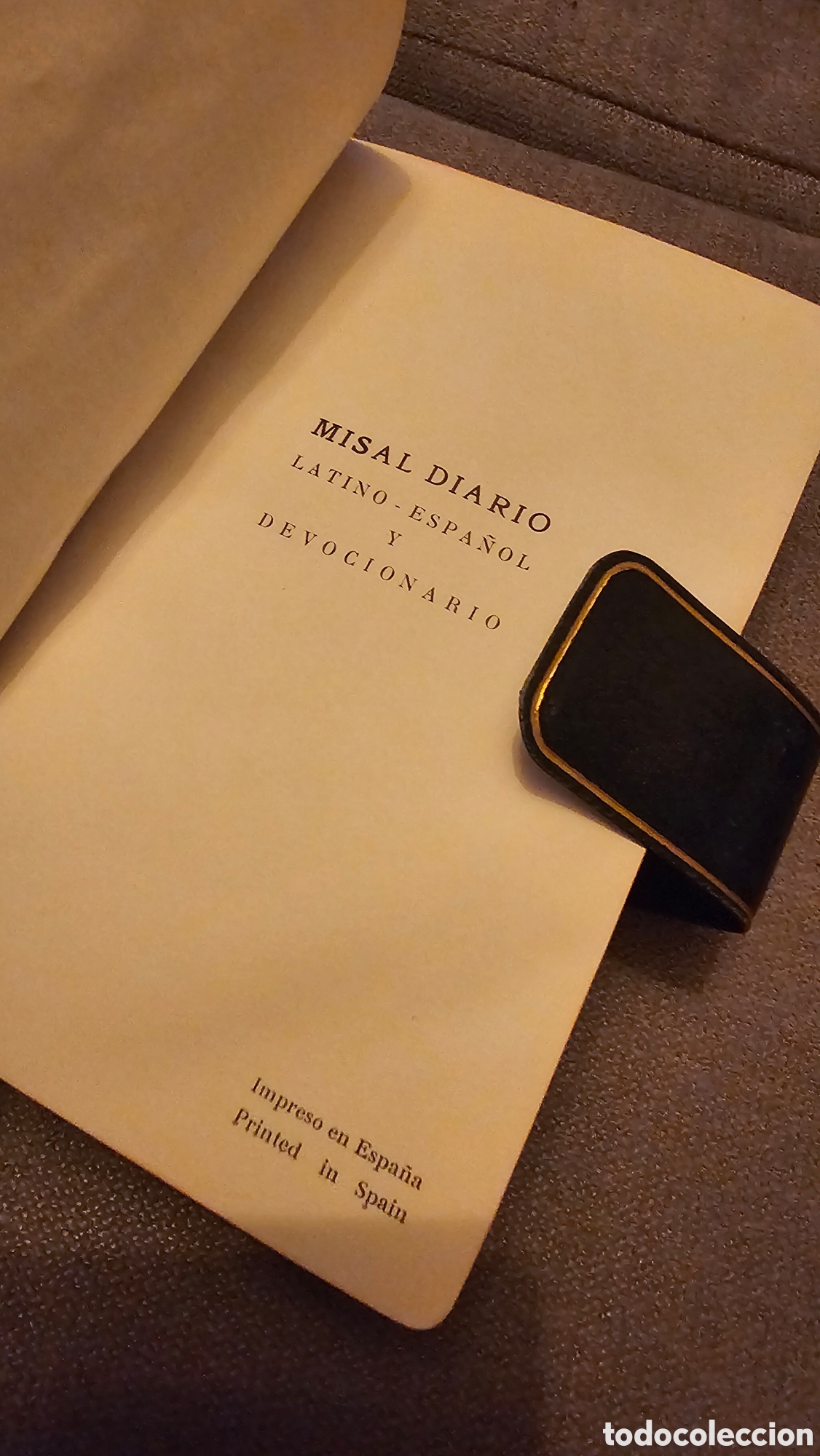 Antig&uuml;edades: Libro Misal Diario Devocionario 1955 - Foto 5