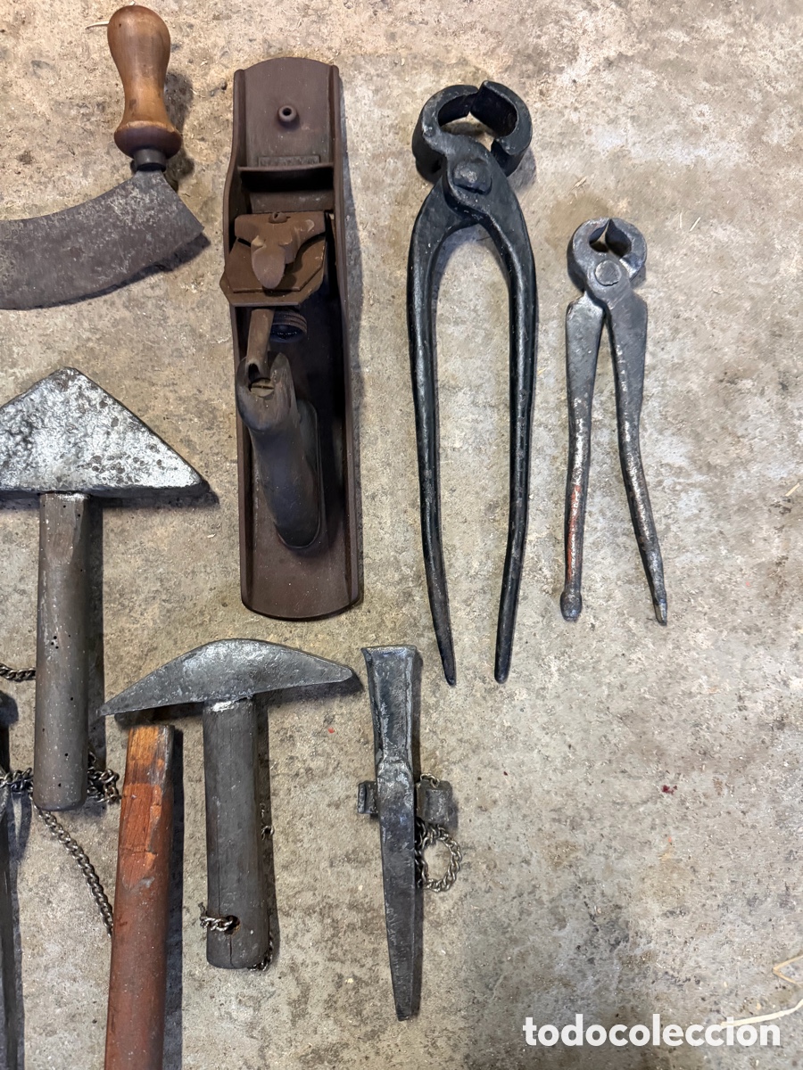 Antig&uuml;edades: Lote Herramientas Antiguas Variadas - Foto 4