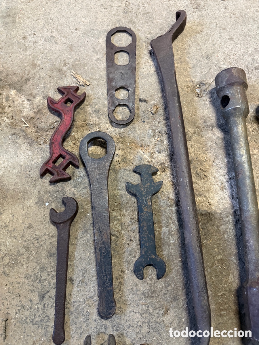 Antig&uuml;edades: Lote herramientas antiguas de hierro - Foto 4