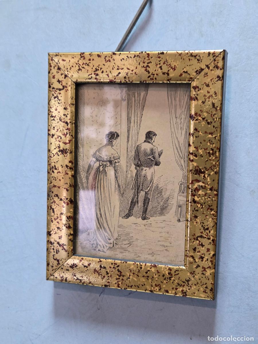 Antig&uuml;edades: cuadro con grabado antiguo - Foto 1