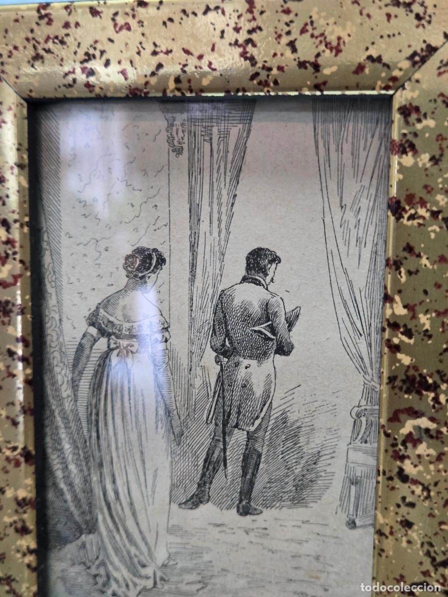 Antig&uuml;edades: cuadro con grabado antiguo - Foto 2