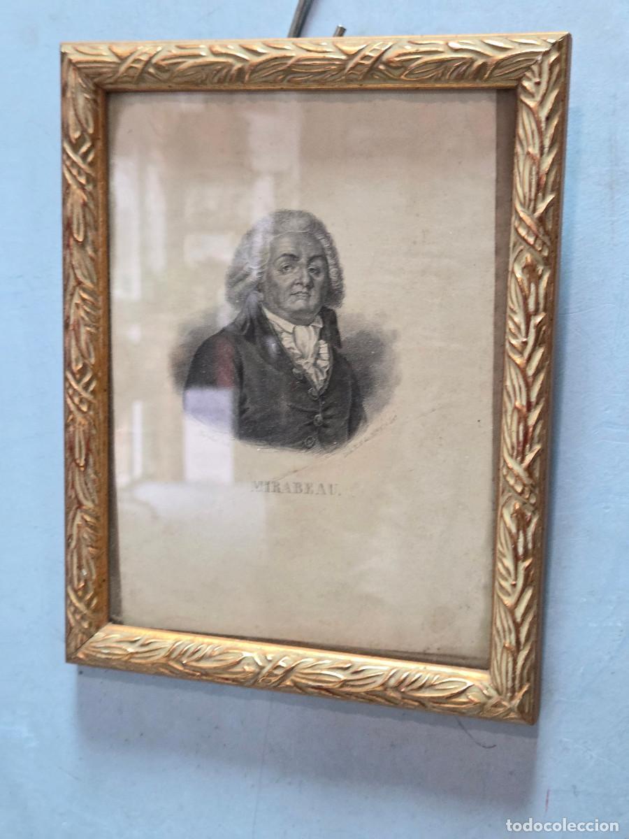 Antig&uuml;edades: cuadro con grabado antiguo - Foto 1