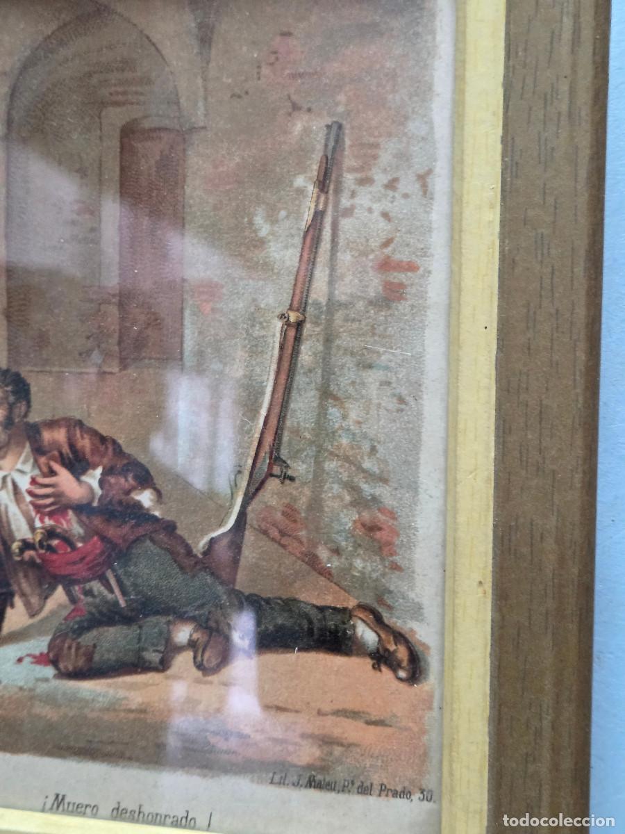 Antig&uuml;edades: cuadro con grabado antiguo - Foto 2