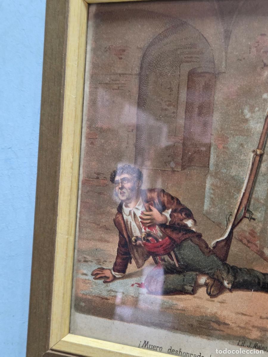 Antig&uuml;edades: cuadro con grabado antiguo - Foto 3