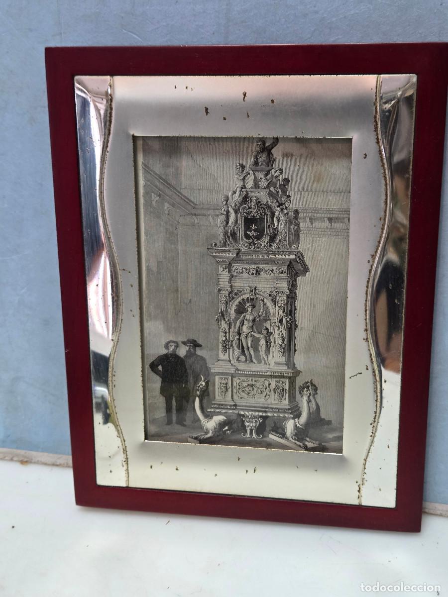 Antig&uuml;edades: cuadro con grabado antiguo - Foto 1