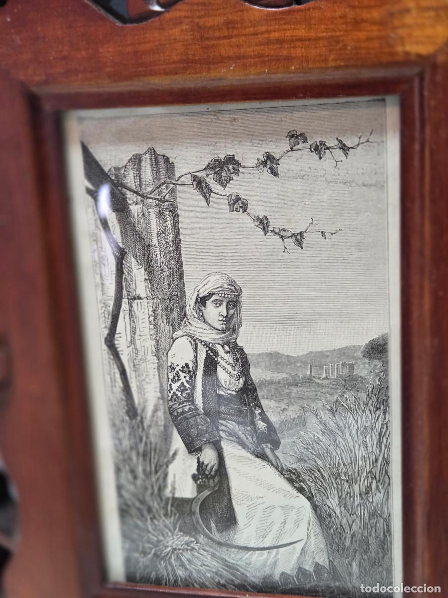 Antig&uuml;edades: cuadro con grabado antiguo - Foto 3