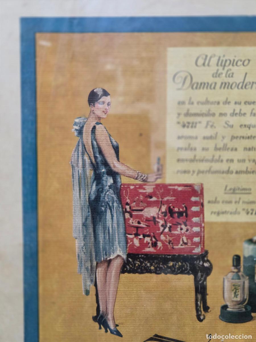Antig&uuml;edades: cuadro con cartel antiguo - Foto 5