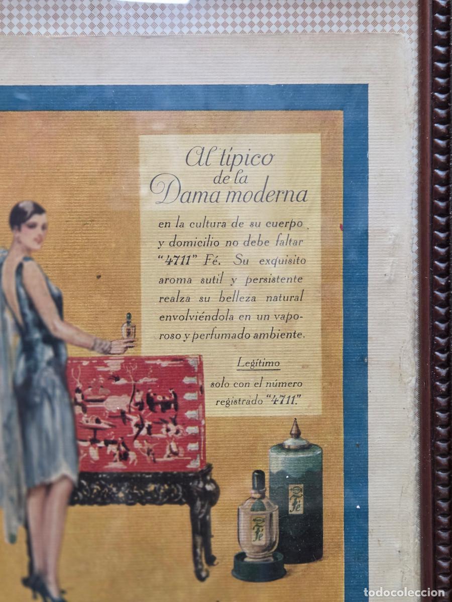 Antig&uuml;edades: cuadro con cartel antiguo - Foto 6