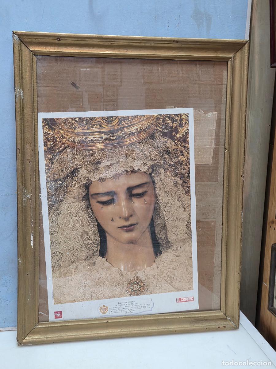 Antig&uuml;edades: antiguo marco dorado - Foto 1
