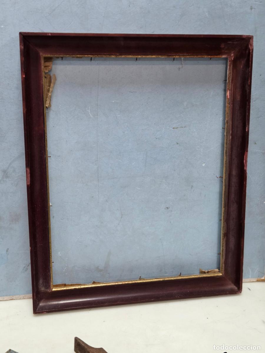 Antig&uuml;edades: cuadro marco dorado antiguo - Foto 1