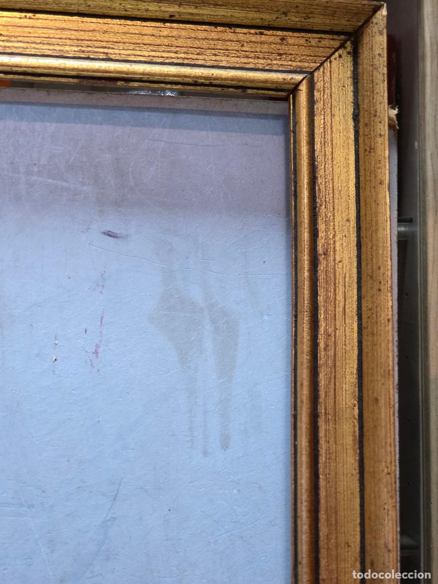 Antig&uuml;edades: cuadro con el marco y antiguo - Foto 3