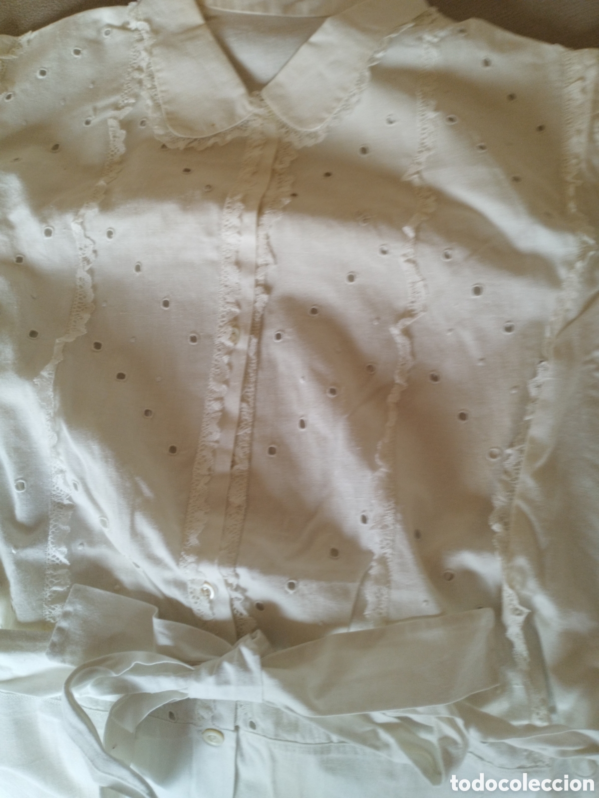 Antig&uuml;edades: *CAMISON, CAMISA DE DORMIR. (Rf:118/*) - Foto 2