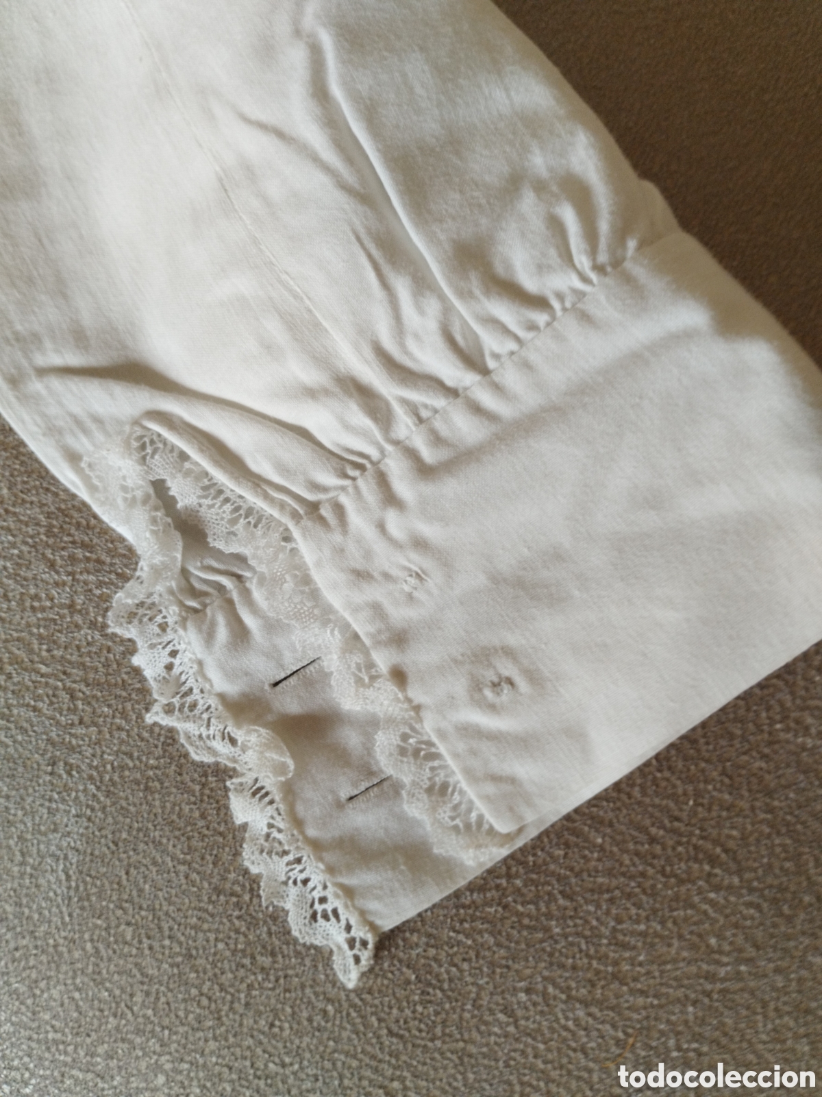 Antig&uuml;edades: *CAMISON, CAMISA DE DORMIR. (Rf:118/*) - Foto 4