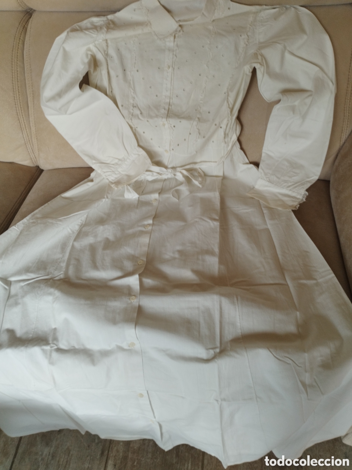 Antig&uuml;edades: *CAMISON, CAMISA DE DORMIR. (Rf:118/*) - Foto 6