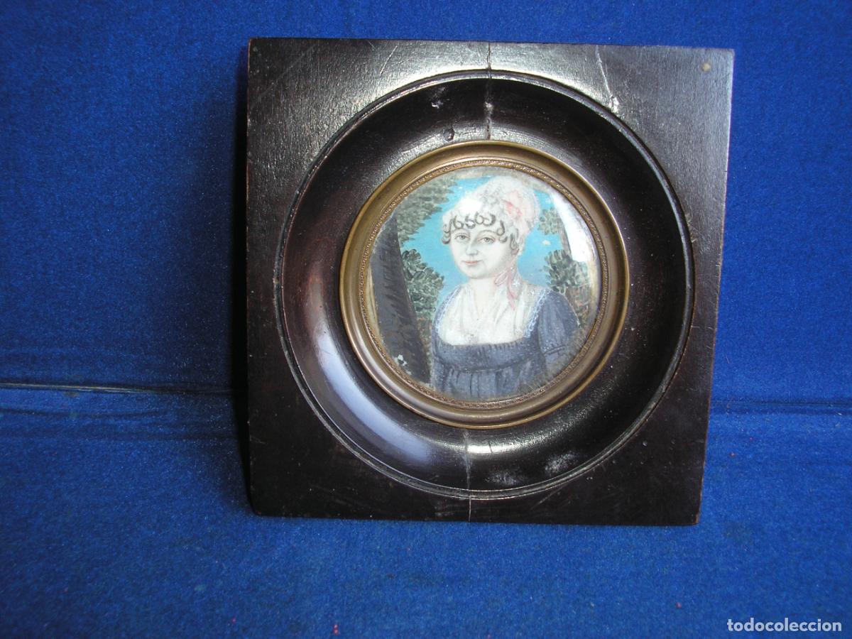 Antig&uuml;edades: CUADRITO PINTADO A MANO - Foto 1