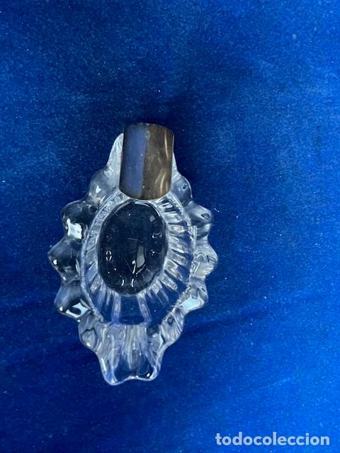 Antig&uuml;edades: CENICERO CRISTAL CON PLATA - Foto 2
