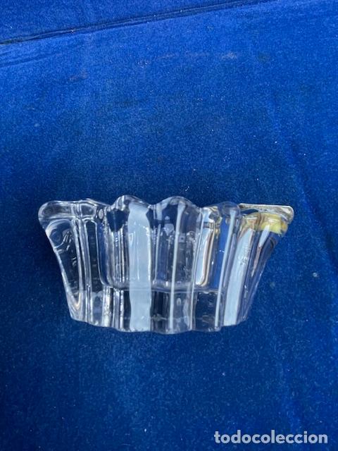 Antig&uuml;edades: CENICERO CRISTAL CON PLATA - Foto 4