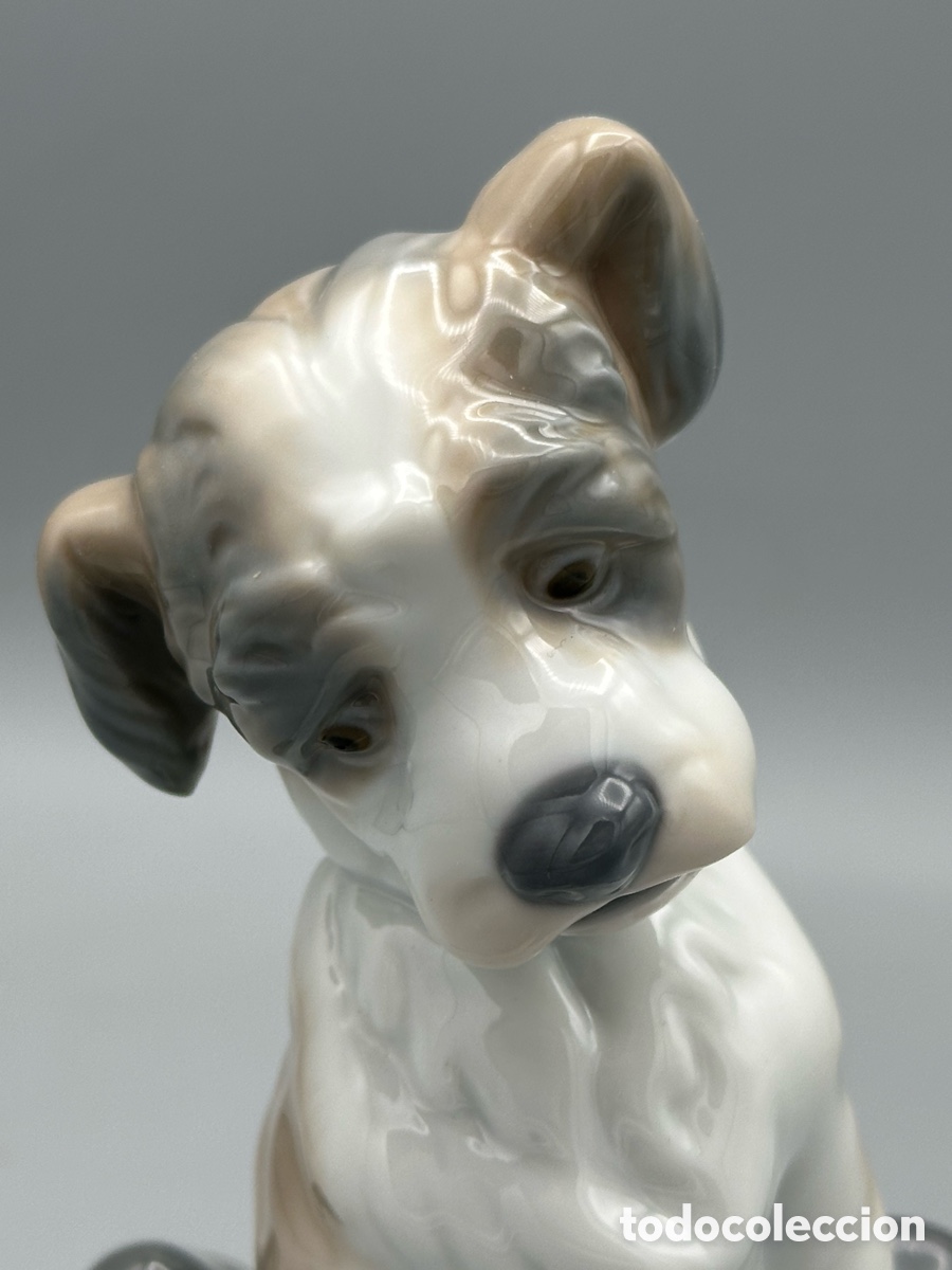 Antig&uuml;edades: REF: 01006211 &ldquo;PERRITO CON CARACOL&rdquo; LLADR&Oacute; - Foto 6