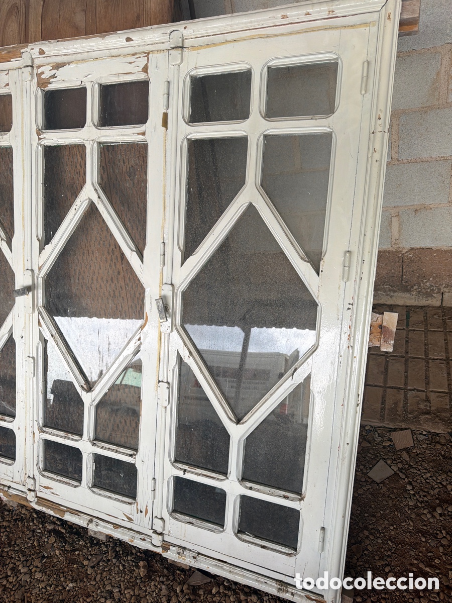 Antig&uuml;edades: Ventana de madera estilo modernista - Foto 2