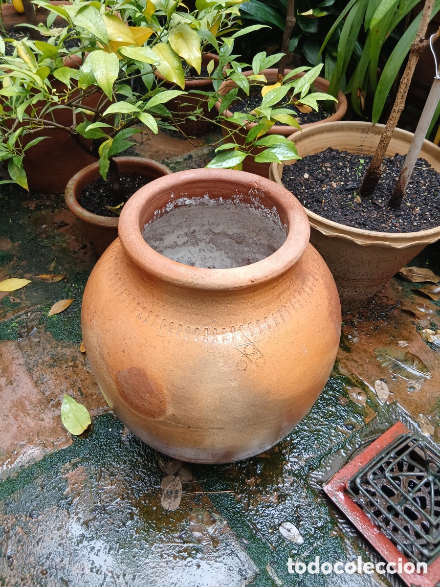 Antig&uuml;edades: Tinaja antigua de barro - Foto 2