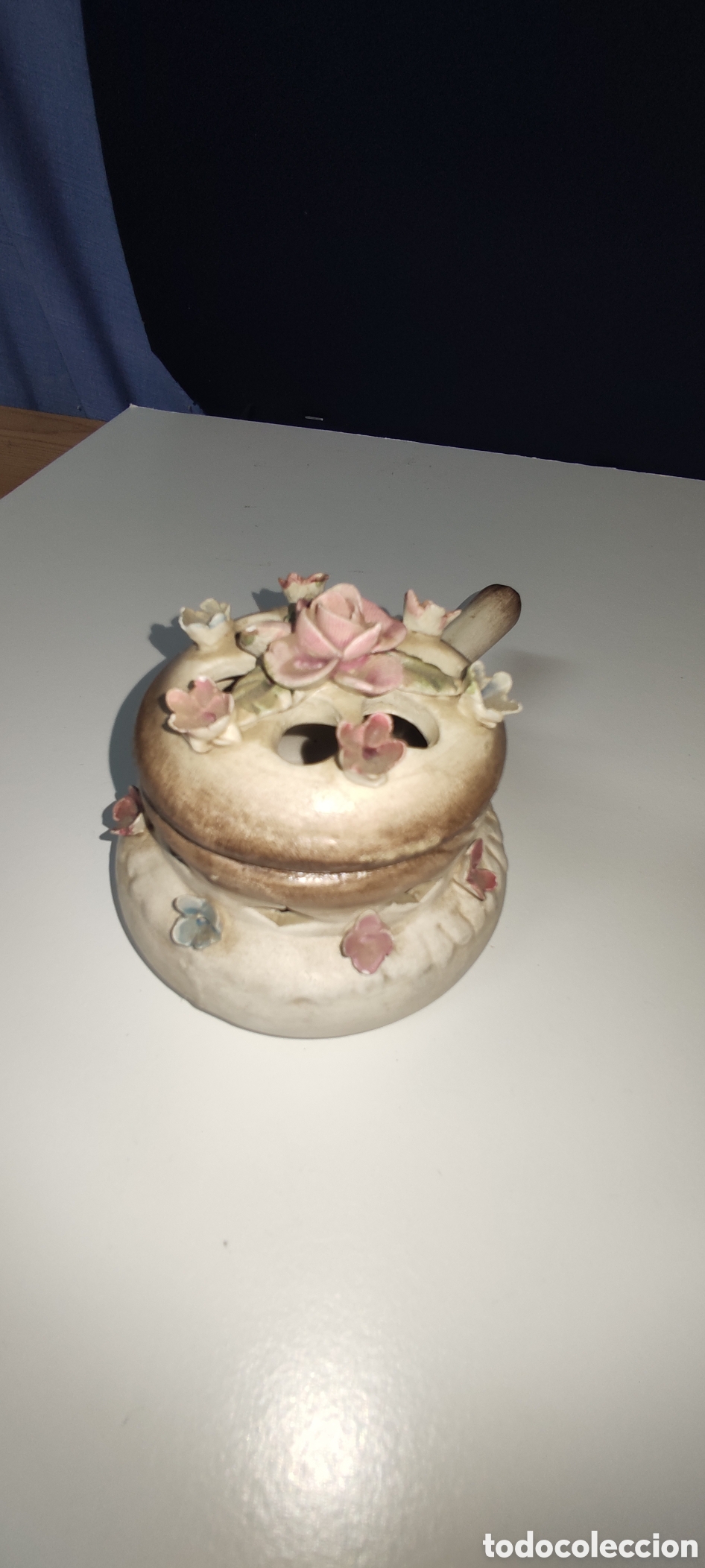 Antig&uuml;edades: Caja decorativa Capodimonte - Foto 3