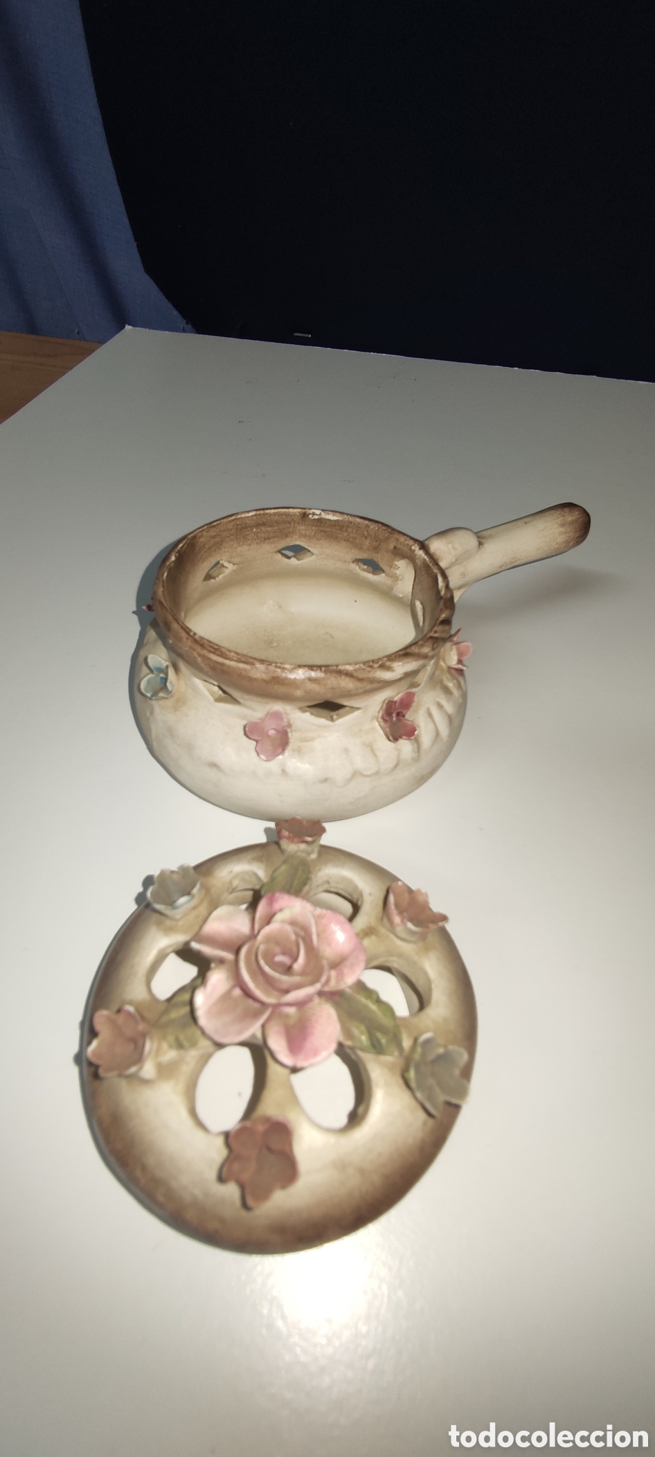 Antig&uuml;edades: Caja decorativa Capodimonte - Foto 4