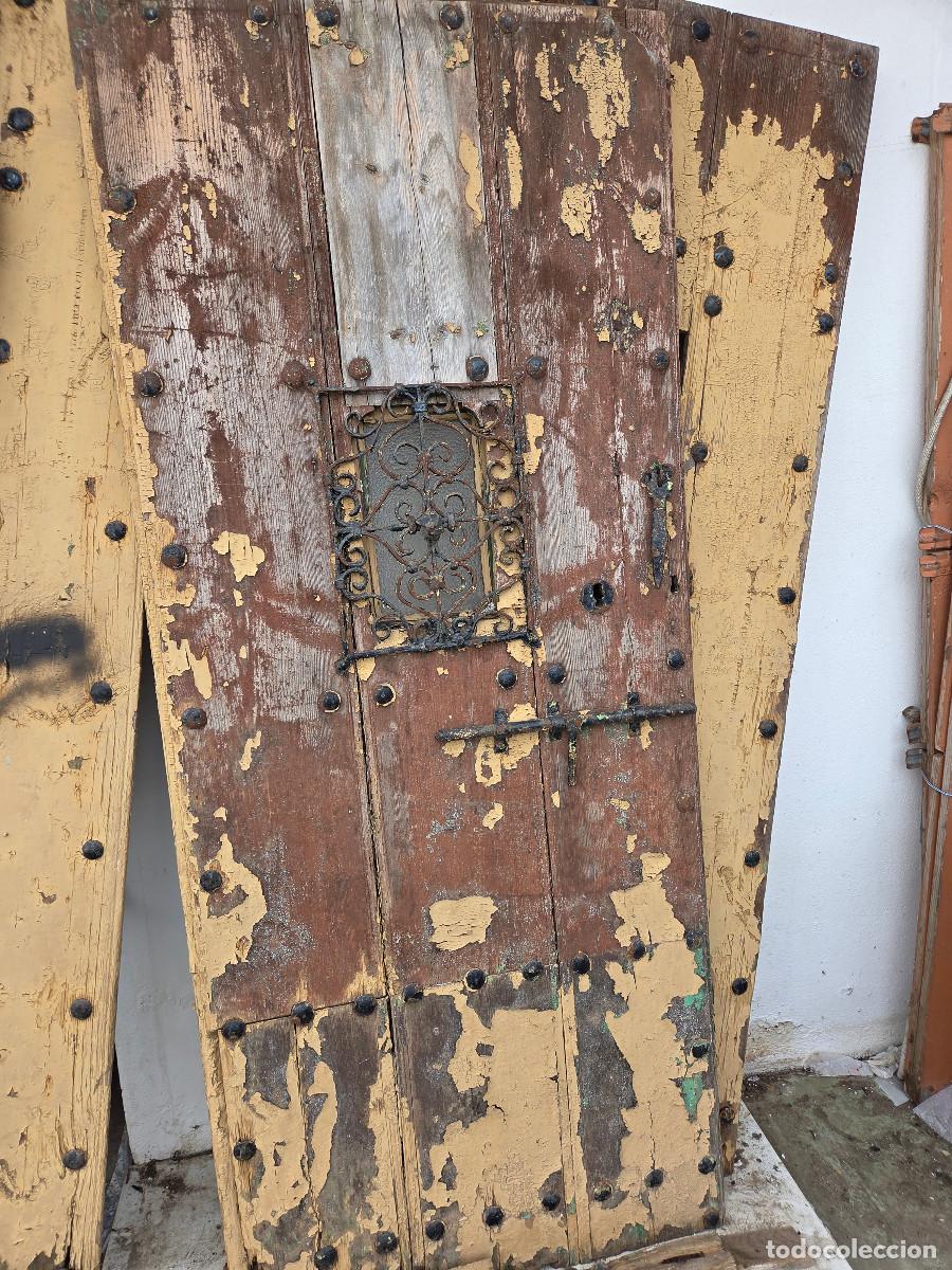 Antig&uuml;edades: puerta de madera antigua - Foto 3