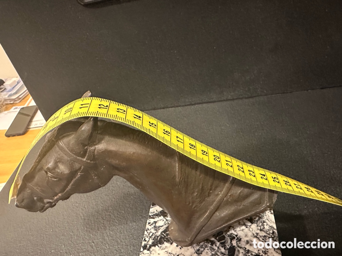 Antig&uuml;edades: Cabeza de caballo en m&aacute;rmol - Foto 2