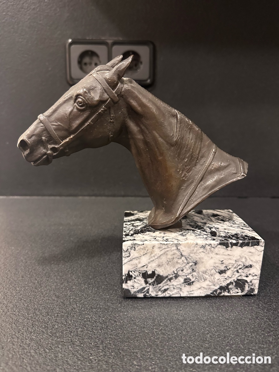 Antig&uuml;edades: Cabeza de caballo en m&aacute;rmol - Foto 4