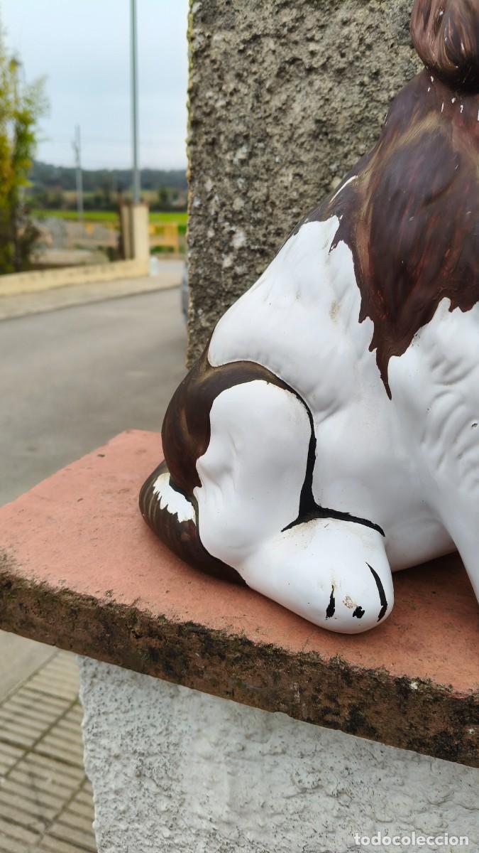 Antig&uuml;edades: Sculpture c&eacute;ramique &eacute;maill&eacute;e peinte &agrave; la main - Foto 2