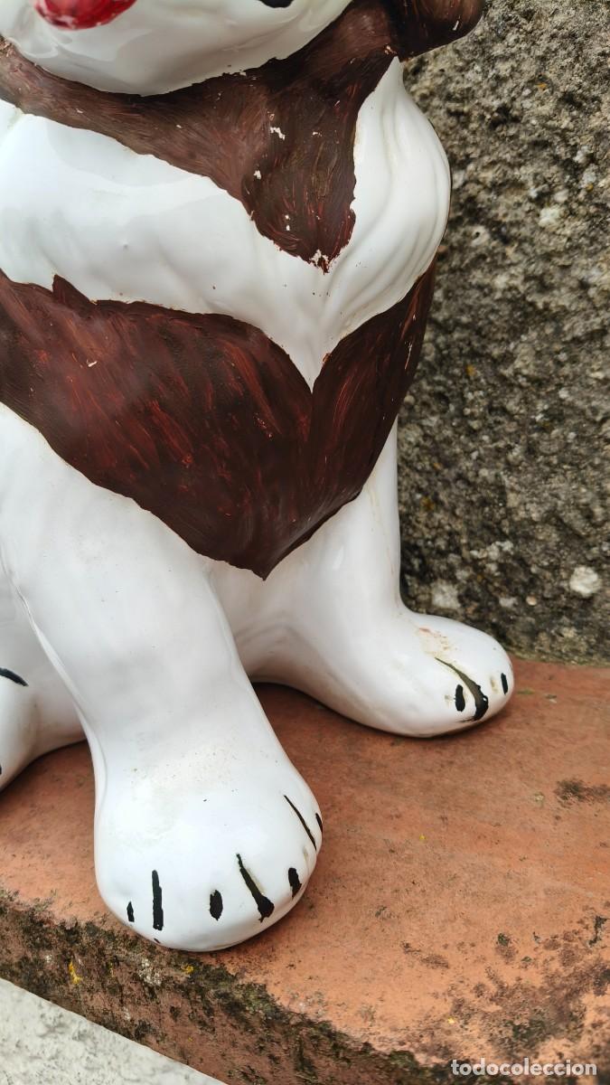 Antig&uuml;edades: Sculpture c&eacute;ramique &eacute;maill&eacute;e peinte &agrave; la main - Foto 7