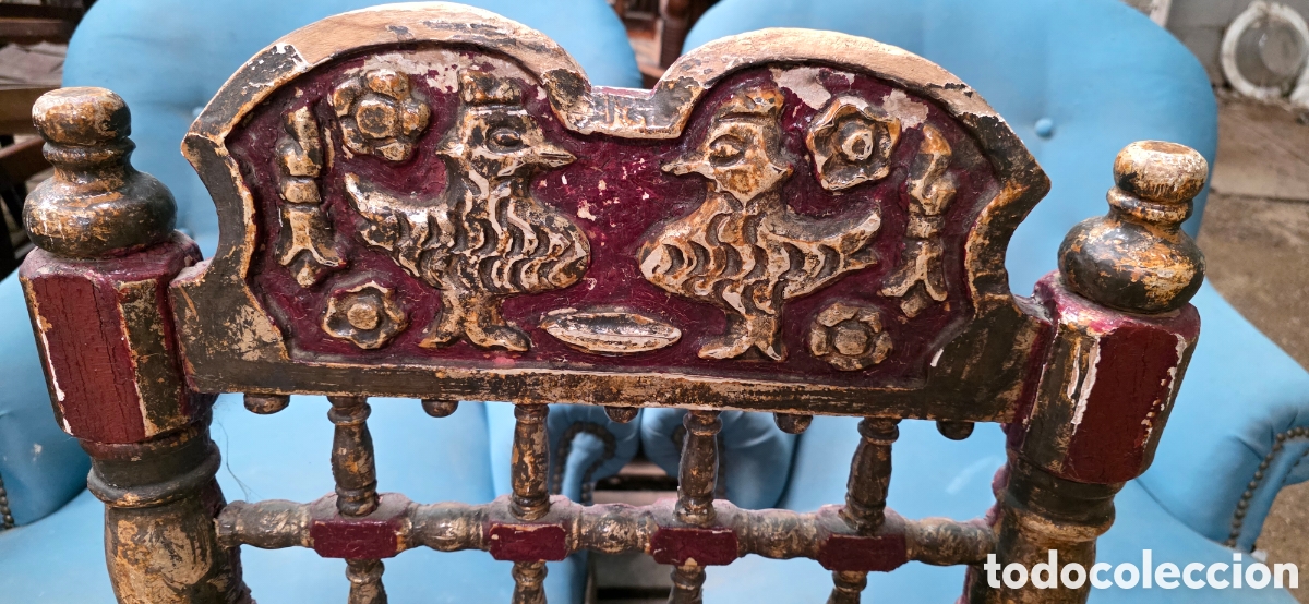 Antig&uuml;edades: SILLA CATALANA S.XIX - Foto 2