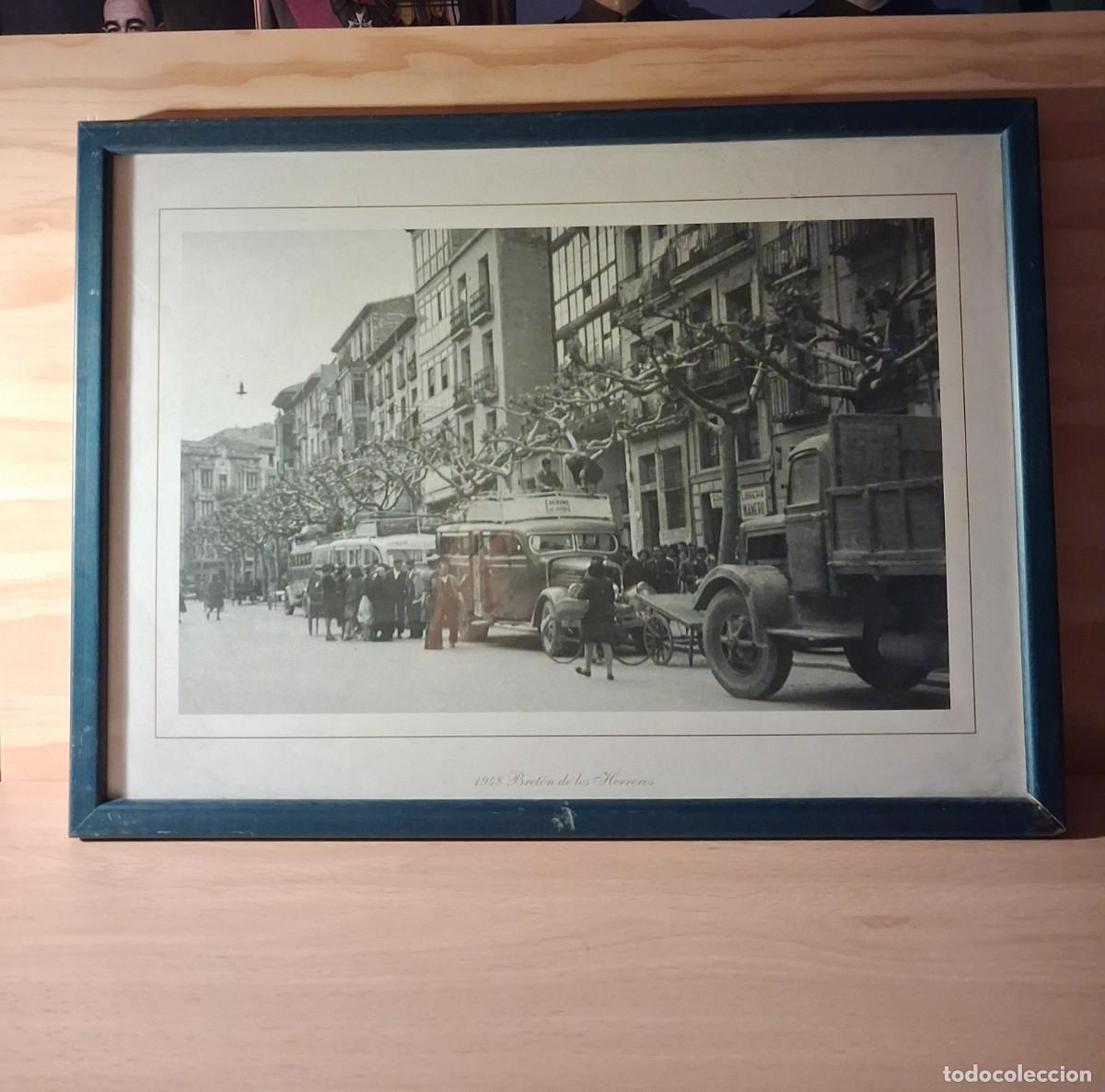 Antig&uuml;edades: L&aacute;mina enmarcada. Logro&ntilde;o. A&ntilde;o 1948 - Foto 1