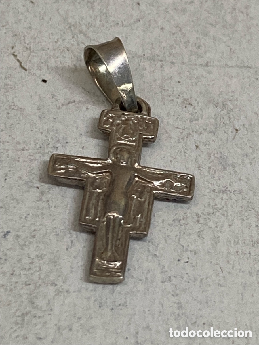 Antig&uuml;edades: Cruz de plata religiosa C544 - Foto 1