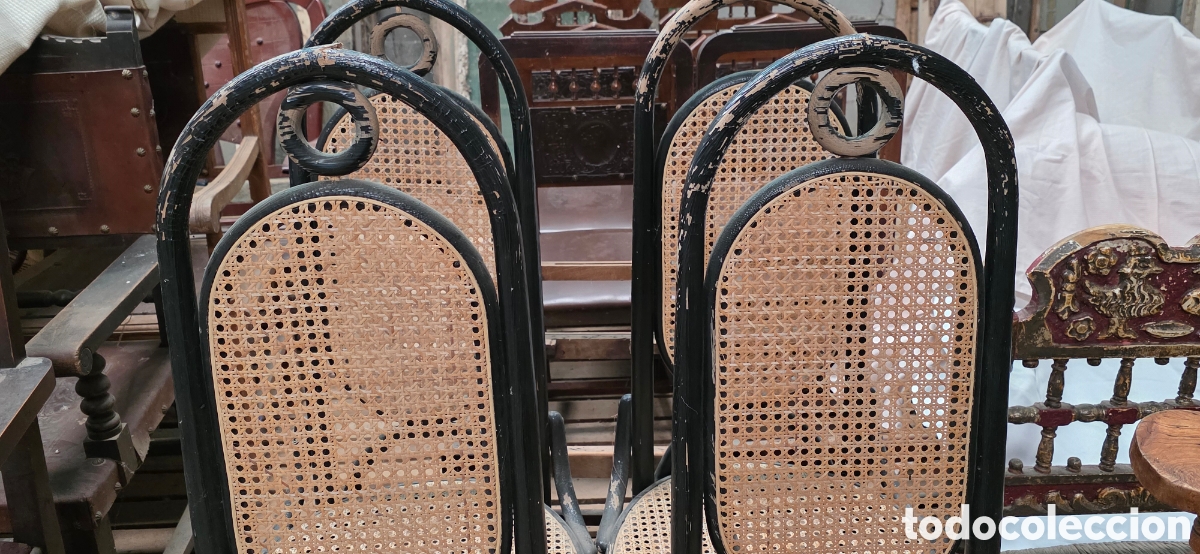 Antig&uuml;edades: SILLAS 4 ESTILO TONET - Foto 1