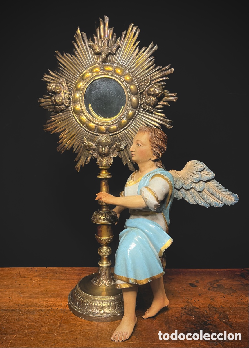 Antig&uuml;edades: Custodia de Sol, principios de S.XIX - Foto 2