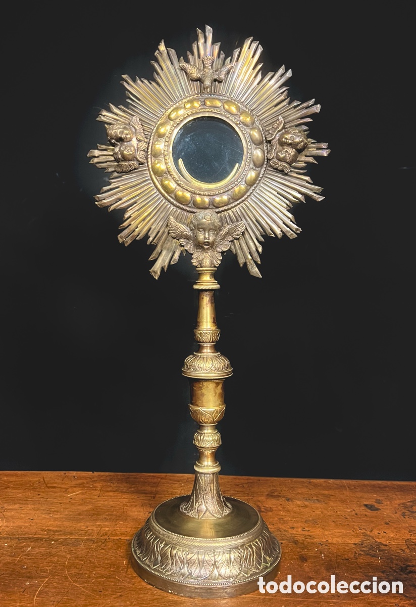 Antig&uuml;edades: Custodia de Sol, principios de S.XIX - Foto 3