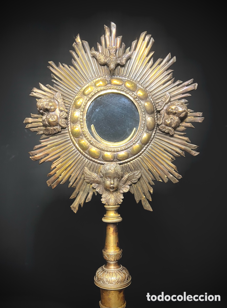 Antig&uuml;edades: Custodia de Sol, principios de S.XIX - Foto 4