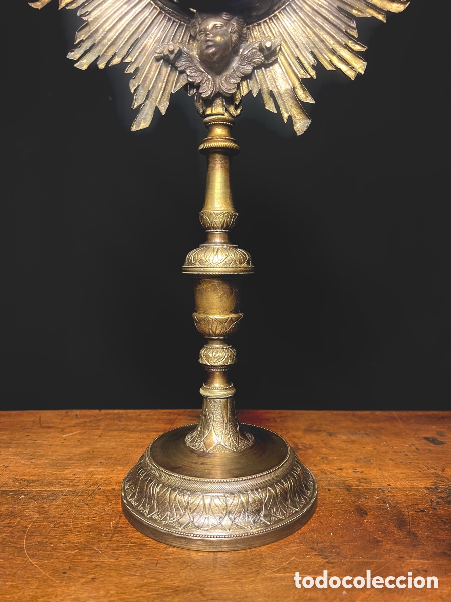 Antig&uuml;edades: Custodia de Sol, principios de S.XIX - Foto 18