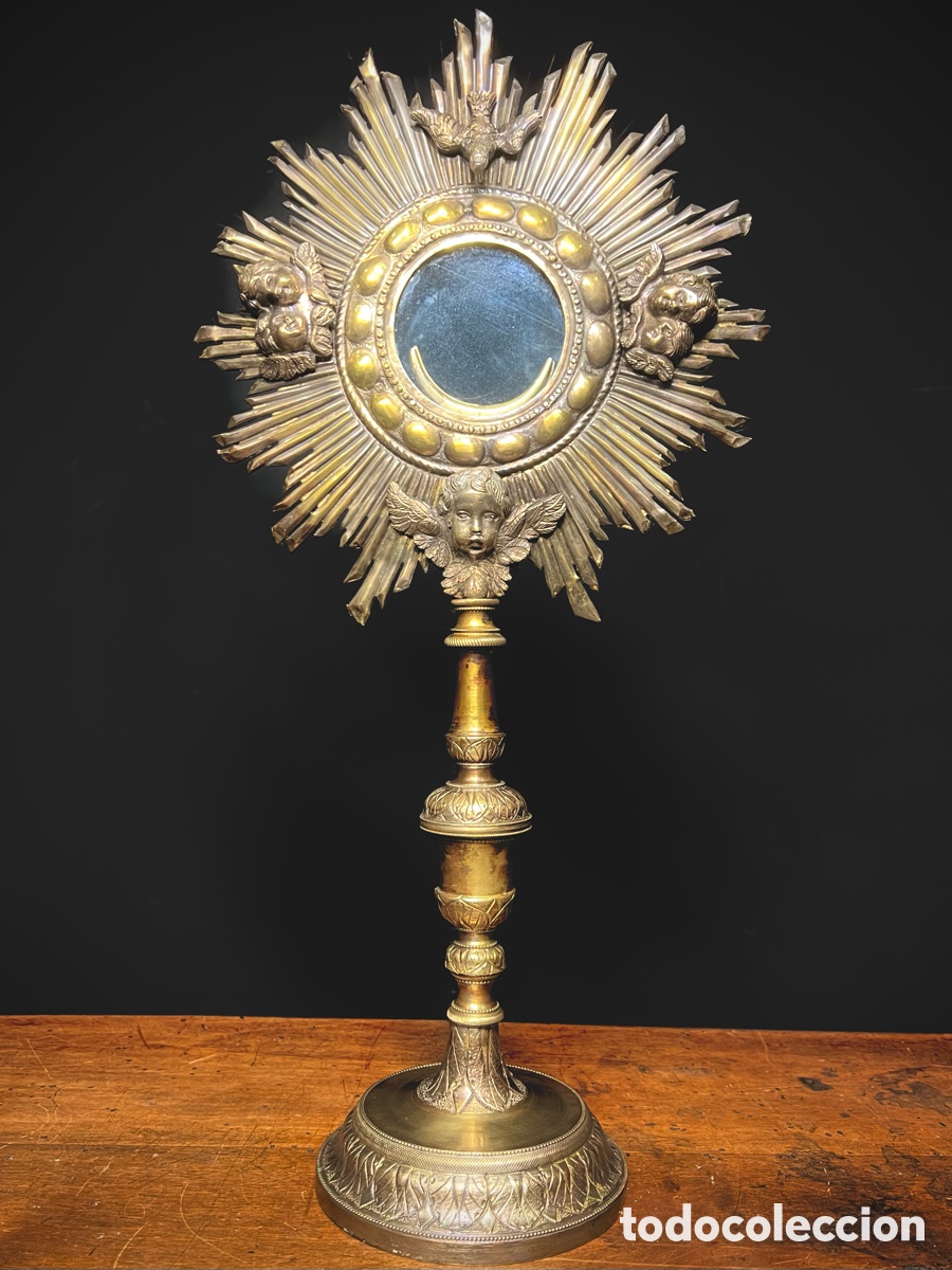 Antig&uuml;edades: Custodia de Sol, principios de S.XIX - Foto 19