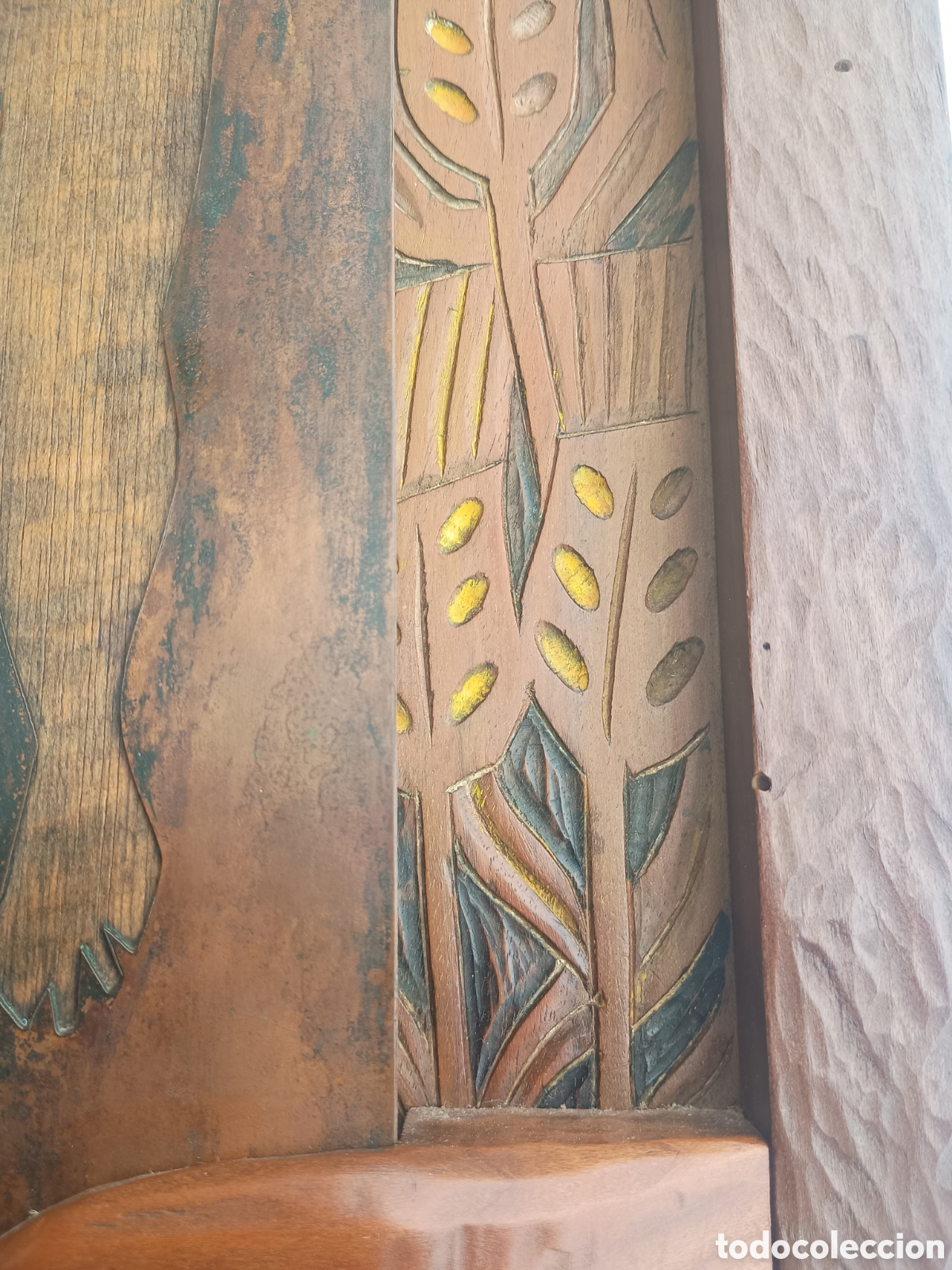 Antig&uuml;edades: Cruz de madera y cobr&eacute; - Foto 4