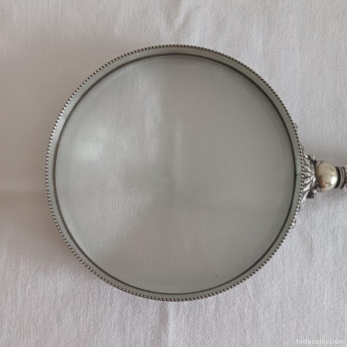 Antig&uuml;edades: Antique German Silver Magnifying Glass - 21cm - Foto 5