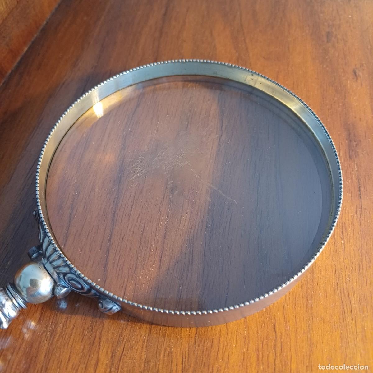 Antig&uuml;edades: Antique German Silver Magnifying Glass - 21cm - Foto 7