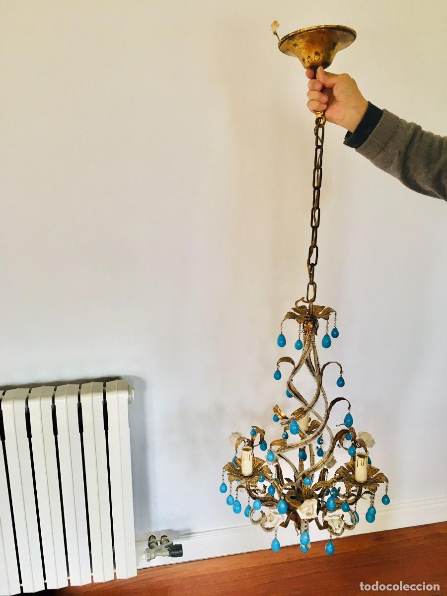 Antig&uuml;edades: Lampara artesanal toscana - Foto 2