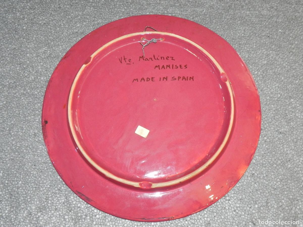 Antig&uuml;edades: &rdquo; PLATO CERAMICA DE MANISES - &rdquo; - Foto 4