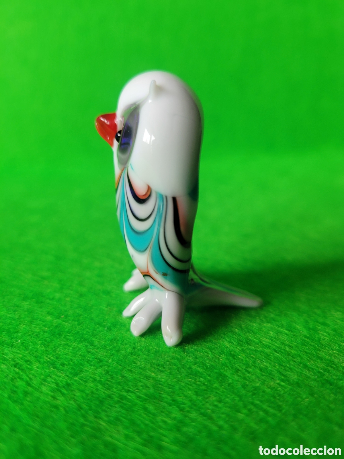 Antig&uuml;edades: BUHO DE CRISTAL DE MURANO 5.20 Cm. - Foto 3