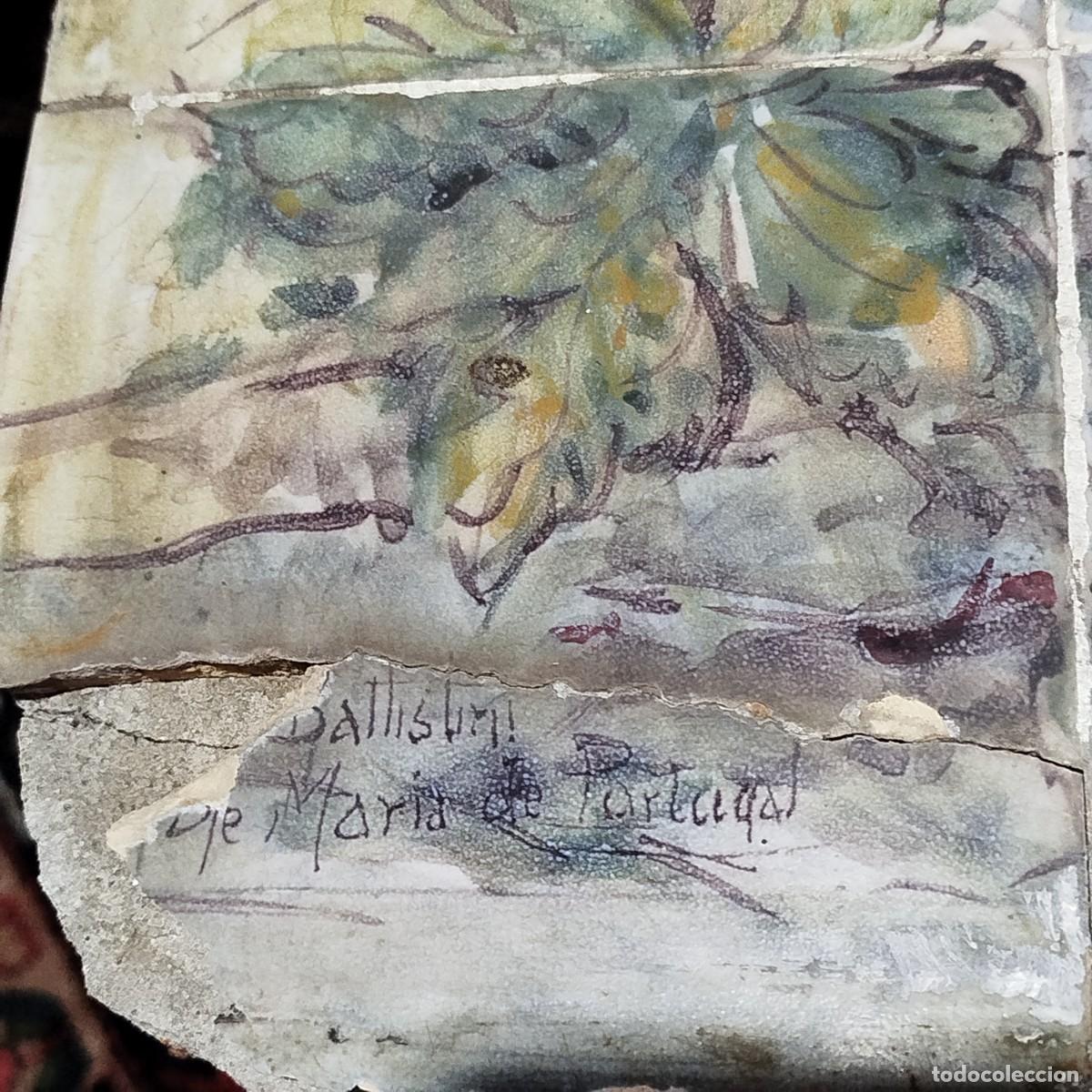 Antig&uuml;edades: PANEL DE AZULEJOS BATTISTINI - Foto 4