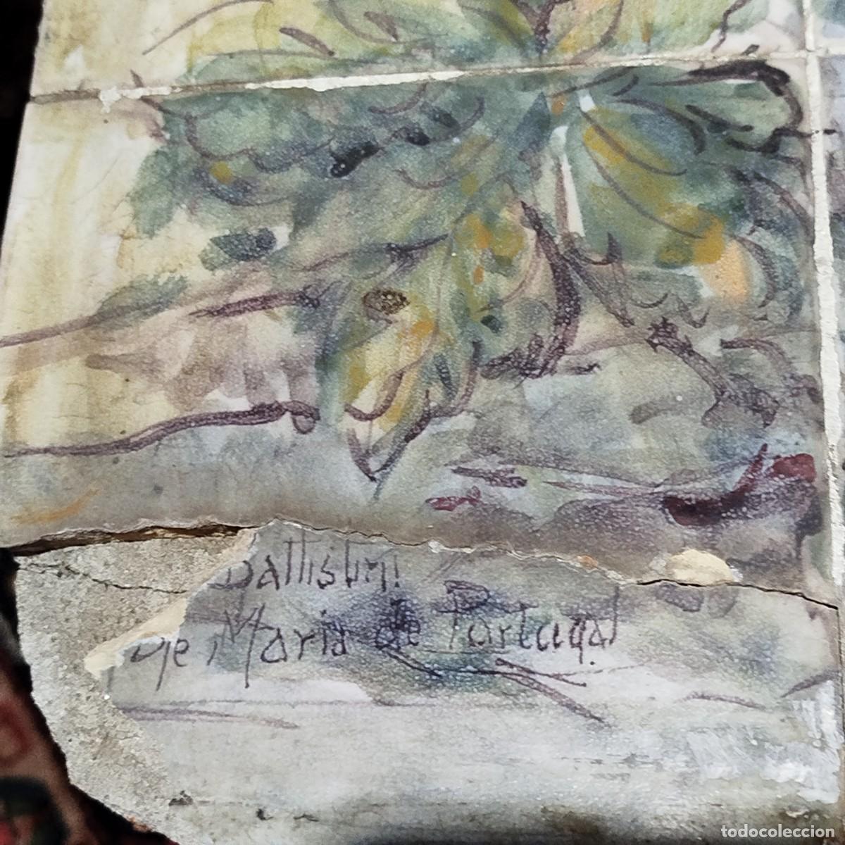 Antig&uuml;edades: PANEL DE AZULEJOS BATTISTINI - Foto 5